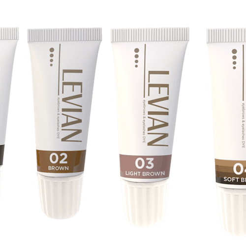 LEVIAN Farbka do brwi i rzęs BLACK 01